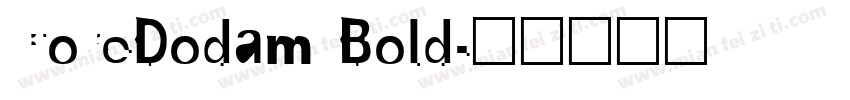 CoreDodam Bold字体转换